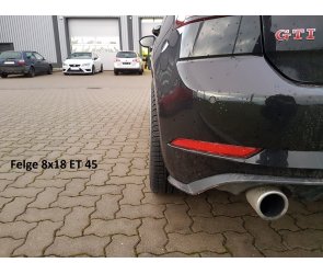 H&R Spurverbreiterung Trak+ DRA schwarz für Volkswagen (VW) Golf 7 Facelift 